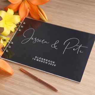 Guestbook - Acrylic / Perspex - Autograph Font