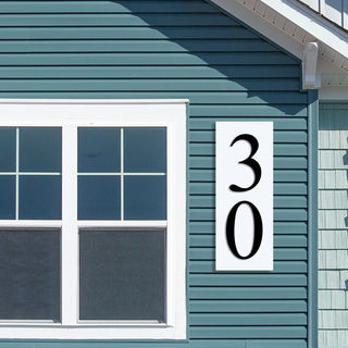 House Number Signs - Rectangle Layered